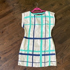 Frock by Tracy Reese linen & silk dress size Medium